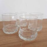 4*Gros Verres à pied original
