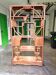 Collectible decorative Chinese library in exotic wood.