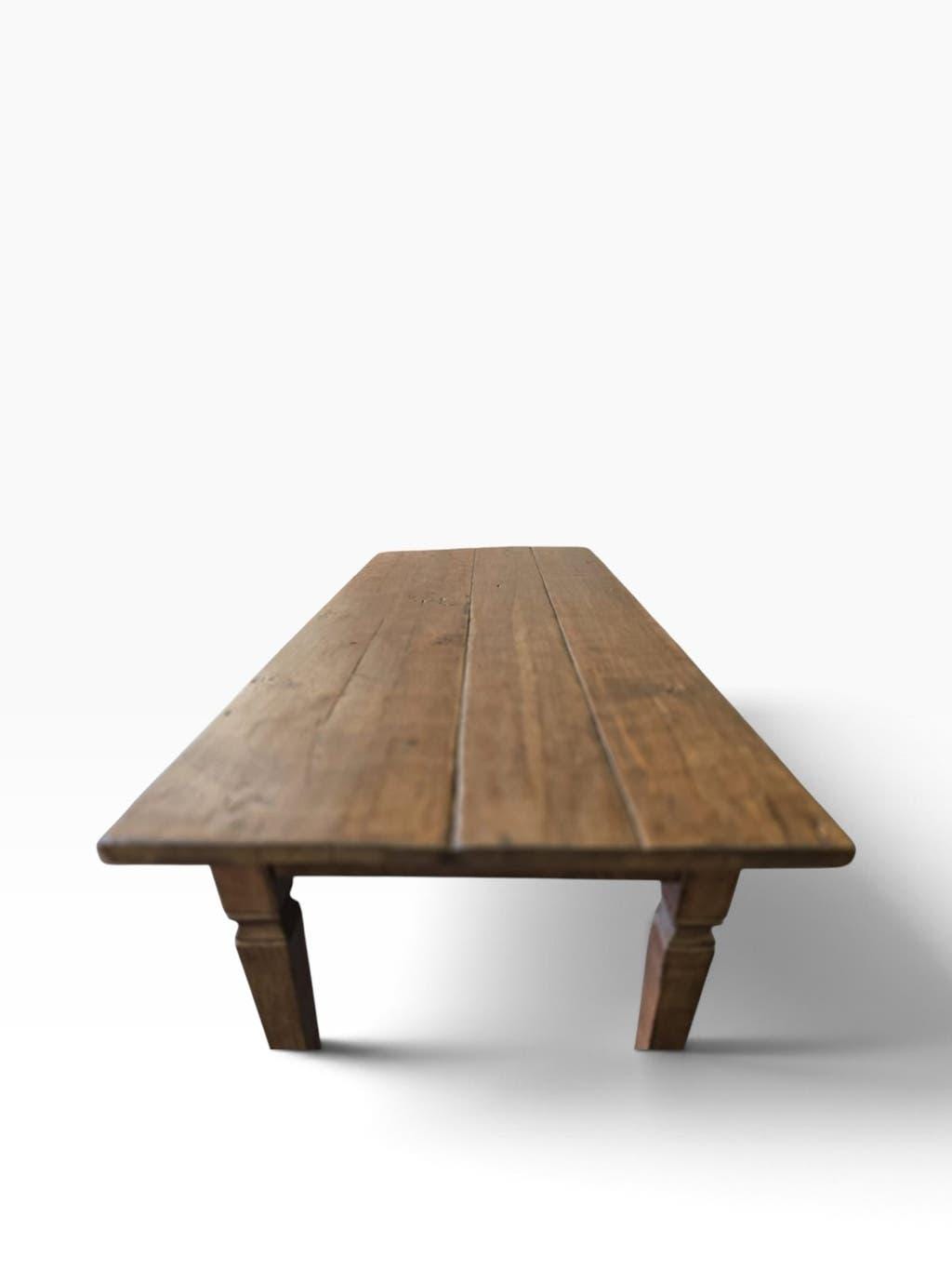 Farm table/vintage dining table in solid wood