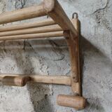 Gyf 1950s curved wooden coat hanger