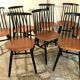Lot de 8 chaises Tapiovaara vintage scandinave