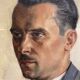 Aimé VAN BELLEGHEM (1922-1996), Portrait of René Brondel, oil on canvas