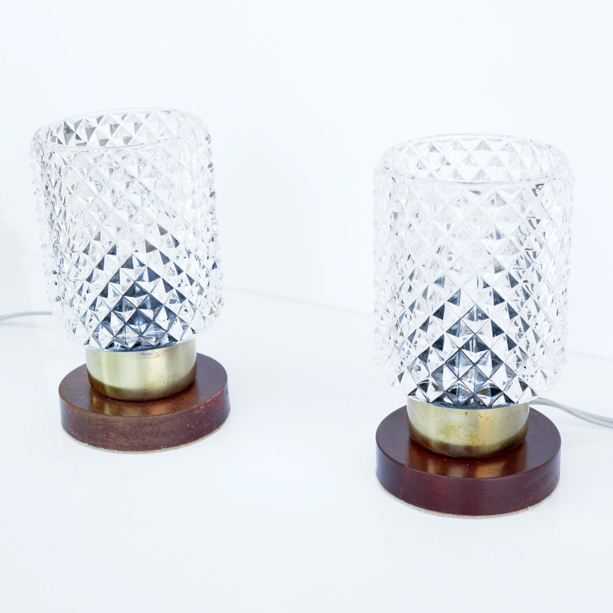 A pair of bedside lamps, brusel style, Pokrok Žilina, Czechoslovakia, 1960s