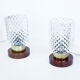 A pair of bedside lamps, brusel style, Pokrok Žilina, Czechoslovakia, 1960s