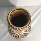 Old Vase Jaspa ceramic Beige & Brown Decoration 70s Vintage