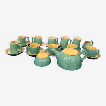 Tea and Coffee set ceramic Naj Oleari Massimo Iosa Ghini 80s