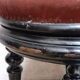 Napoleon III piano stool without its screw