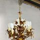 Lustre vintage "doré" flower
