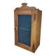 Wood art nouveau style medicine cabinet
