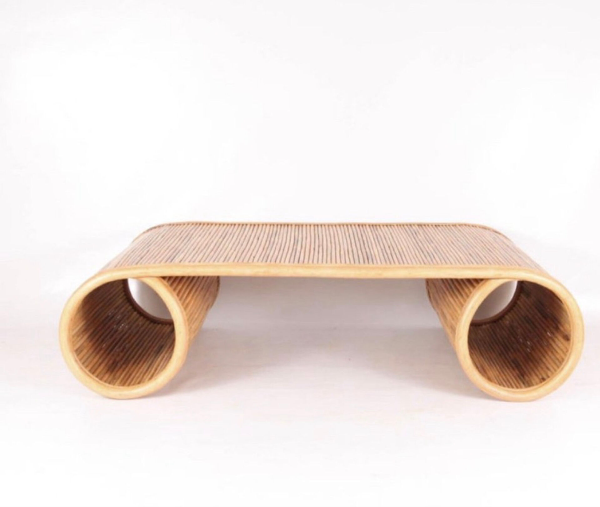 Rattan coffee table