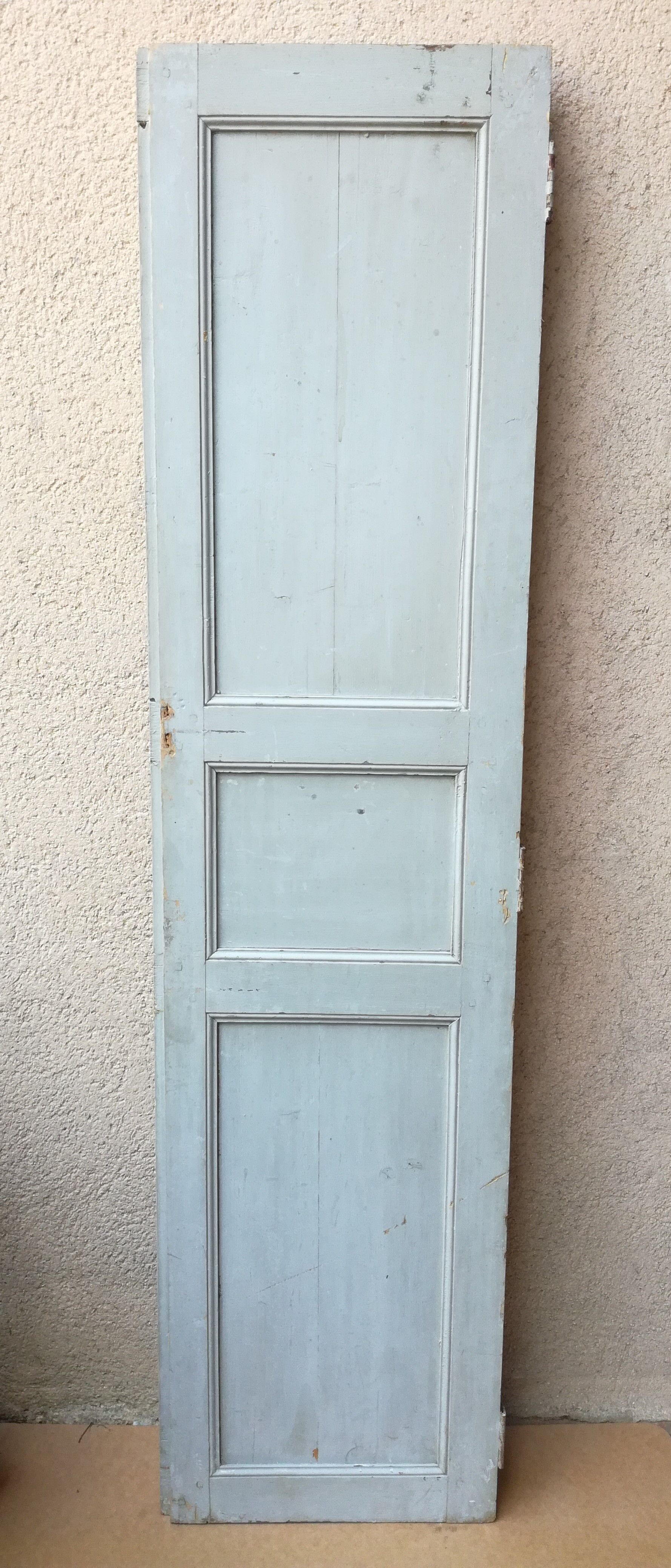 Porte en bois patiné