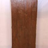 Burmese teak display case with original ecru patina