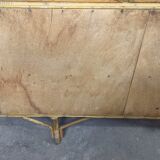 Enfilade en rotin design vintage