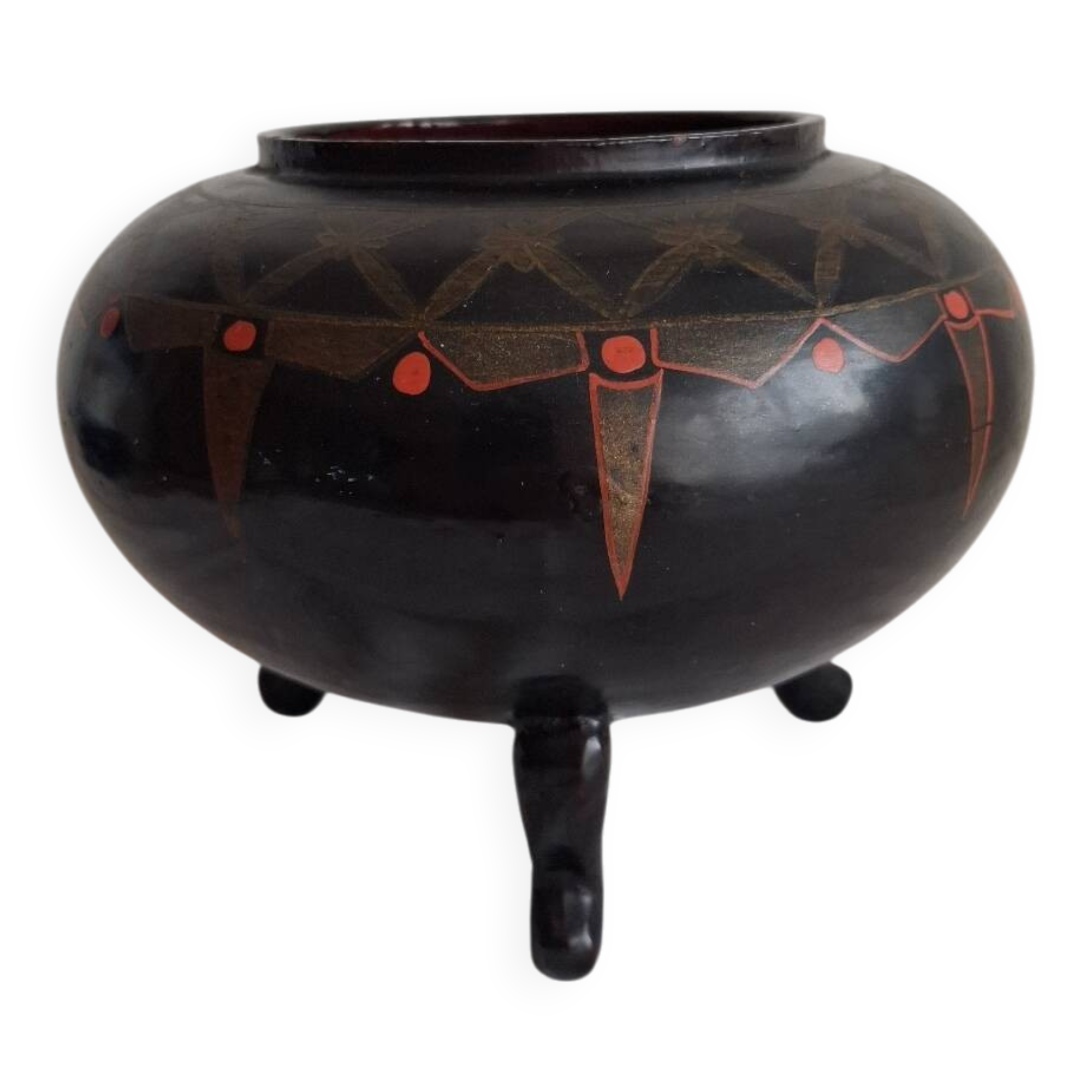 Chinese lacquer bonbonnière