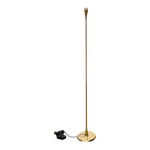 Lonea floor lamp in Hollywood Regency vintage style in brass by Florian Schulz.