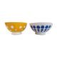 Set 2 polka dot bowls