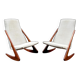 Pair of Danish armchairs model Boomerang by Mogens Kold