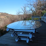 Chrome tubular table 70 ́s