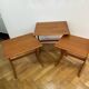 Scandinavian teak nesting tables