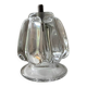 Pied de lampe en cristal style Daum Baccarat 1940