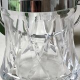 Ice bucket in crystal stylish design. Bayel crystal. Braces/diamond patterns
