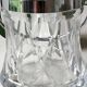 Ice bucket in crystal stylish design. Bayel crystal. Braces/diamond patterns