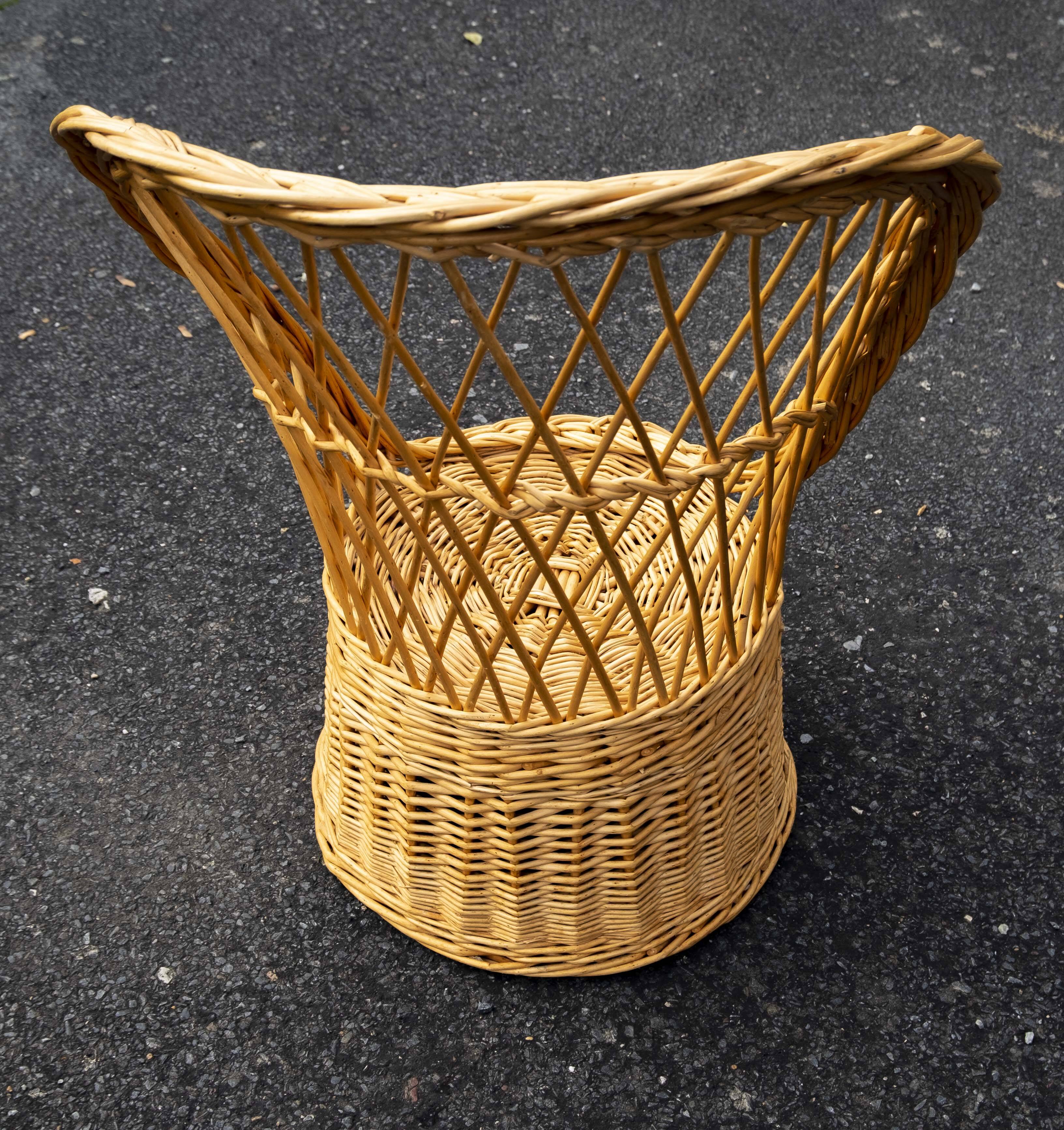 children's rattan armchair