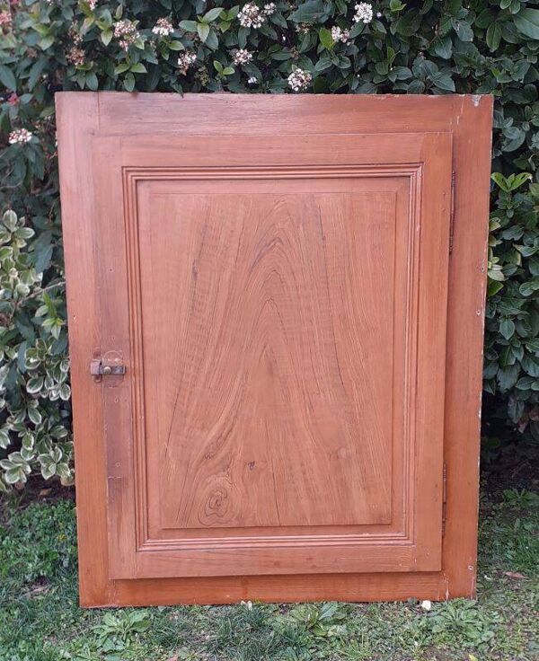 Porte placard cadre 121x97cm boiserie ancienne panneautée moulurée