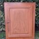 Cupboard door frame 121x97cm old wood paneled molded
