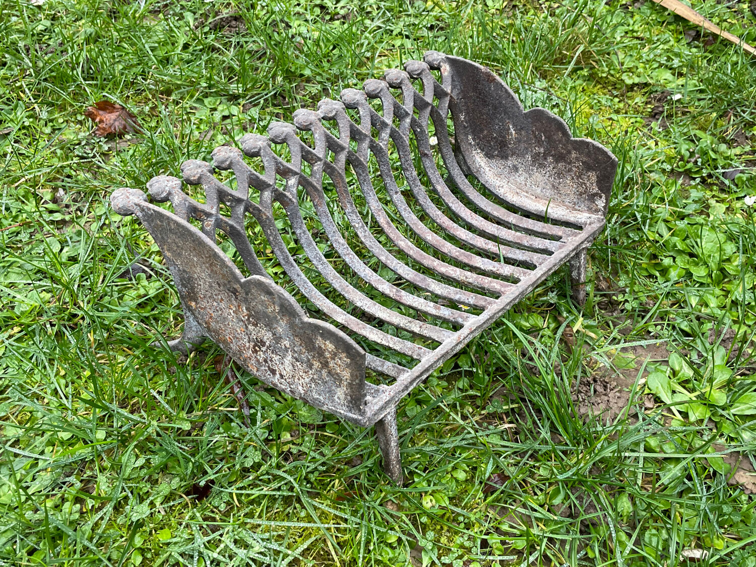 Cast iron fireplace brazier