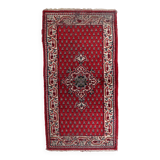 Tapis Seraband indien vintage en laine fait main – 74 x 143 cm - 1C1036