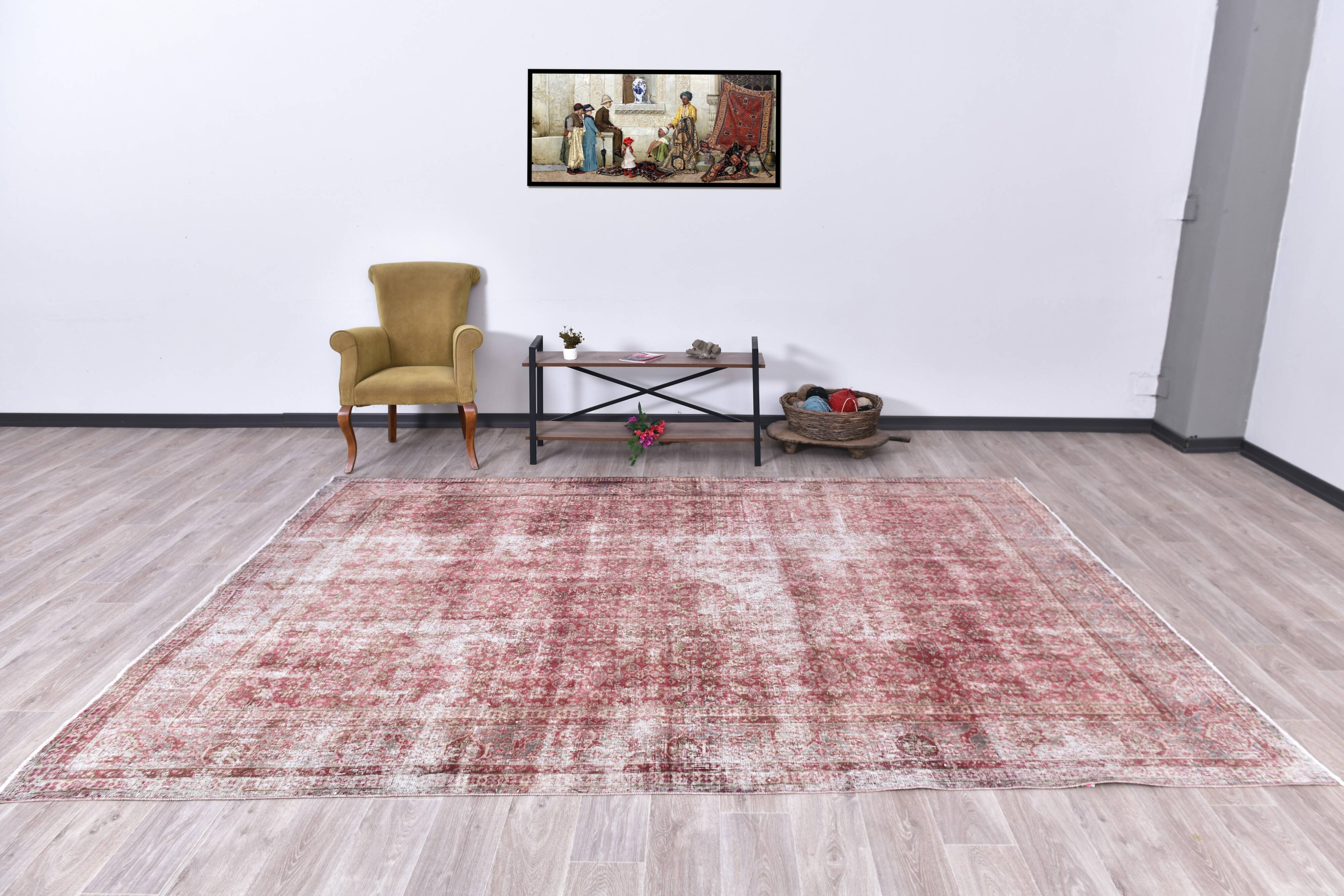 8x11 Red & Burgundy Persian Rug 235x328Cm SK 240833