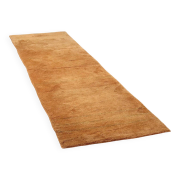 Tapis asiatique ancien en laine, noué main, 118 x 31 In