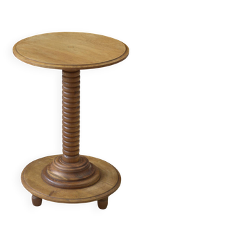 Oak gueridon from the 1950s
