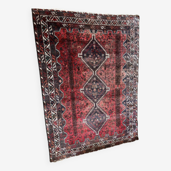 Handmade pure wool rug circa 1970 - Iran shiraz