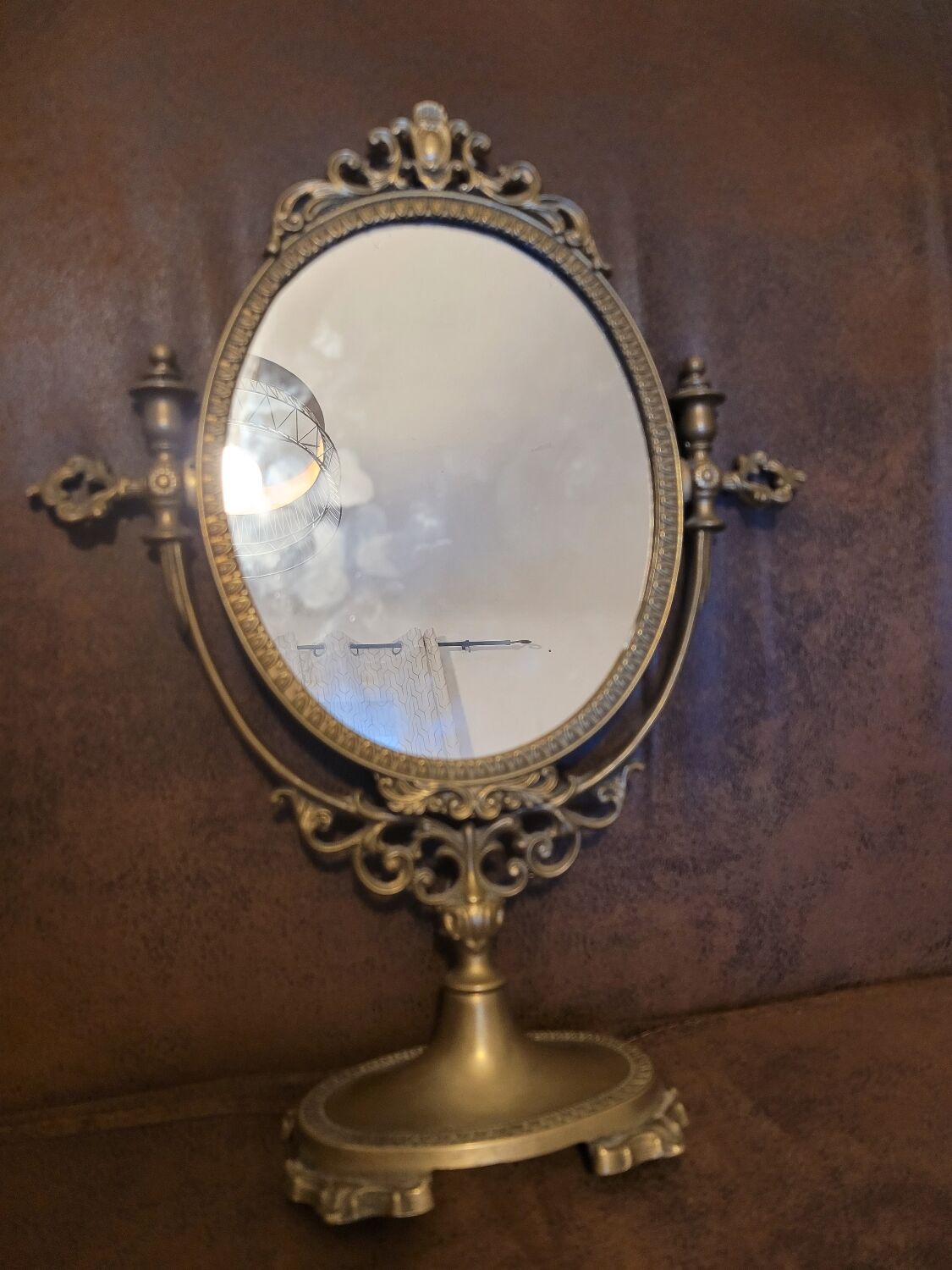 Miroir de coiffeuse 20x38cm