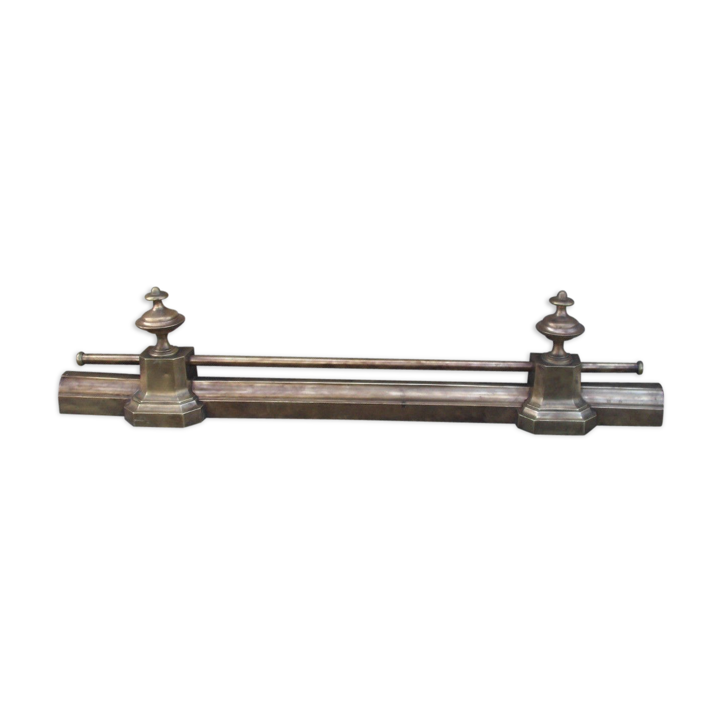 Bar expandable from 100 to 120 cm brass fireplace