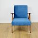 B-310 VAR armchair sea blue blue velvet - 2 pieces available
