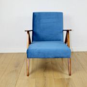 B-310 VAR armchair sea blue blue velvet - 2 pieces available