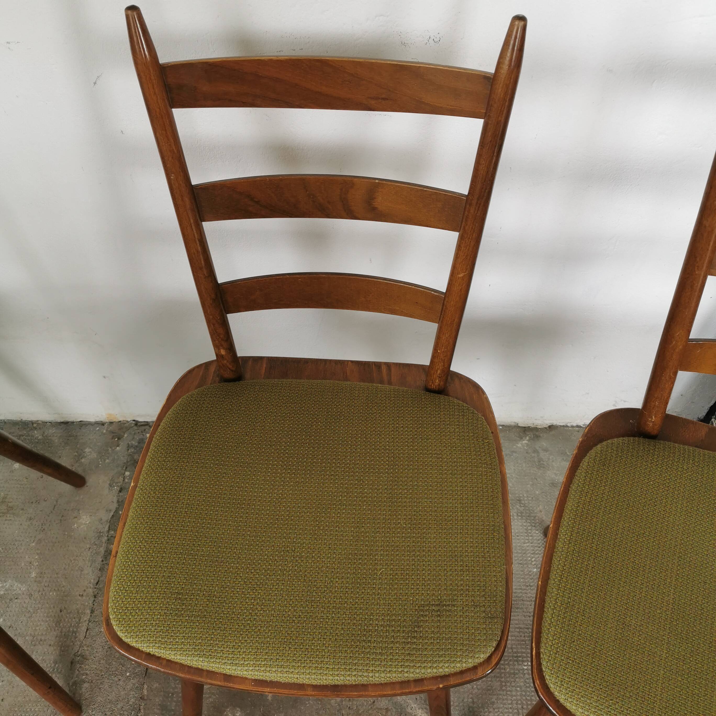 Set of 6 vintage Hiller bar chairs from the 60s