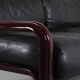 Canapé cuir 54A par Gae Aulenti pour Knoll, circa 1975