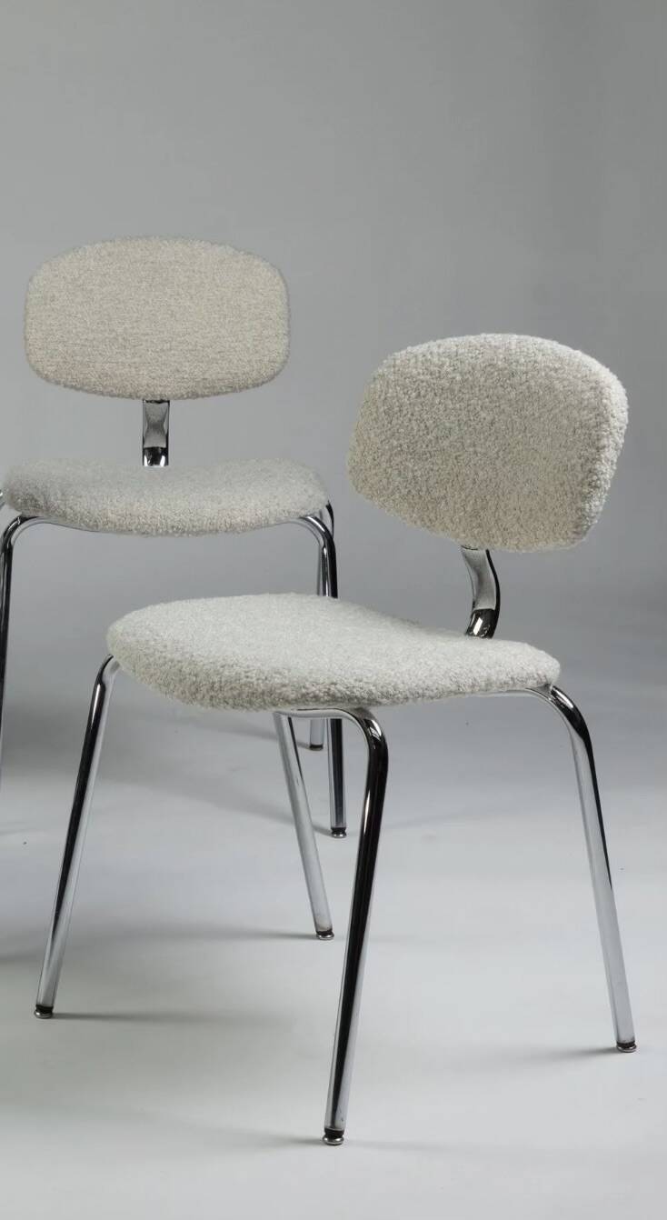 Set of 4 Pierre Paulin chairs - Steelcase Strafor 420-44