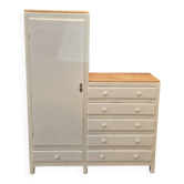 Asymmetrical wardrobe