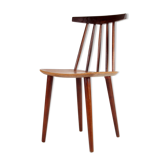 Chaise en teck Ddanoise Poul Volther années 60