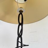 Brutalist 1950s "chain" table lamp