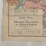 Map of Paris from the 1940s