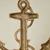 Pair of vintage Swedish brass wall lights