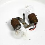 Mid Century Modern metal ceiling or wall lamp by Ernest Igl for Hillebrand