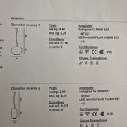 3 suspensions Chouchin Foscarini