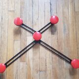 Vintage star wall coat rack